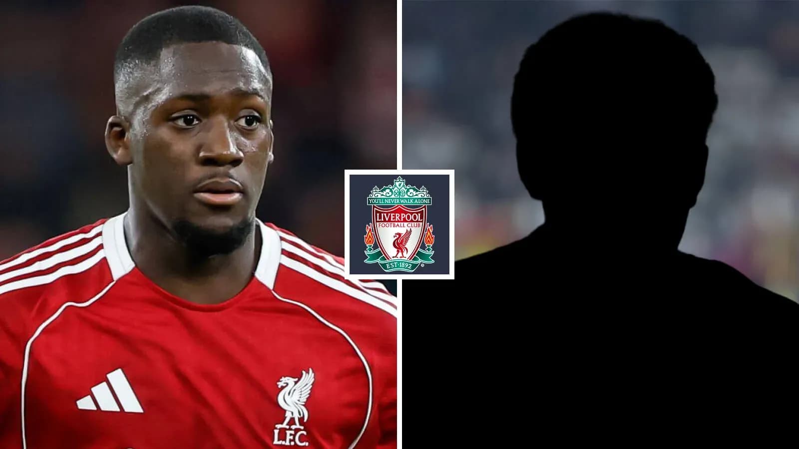 Liverpool player in red kit with logo Liverpool player in red kit with logo