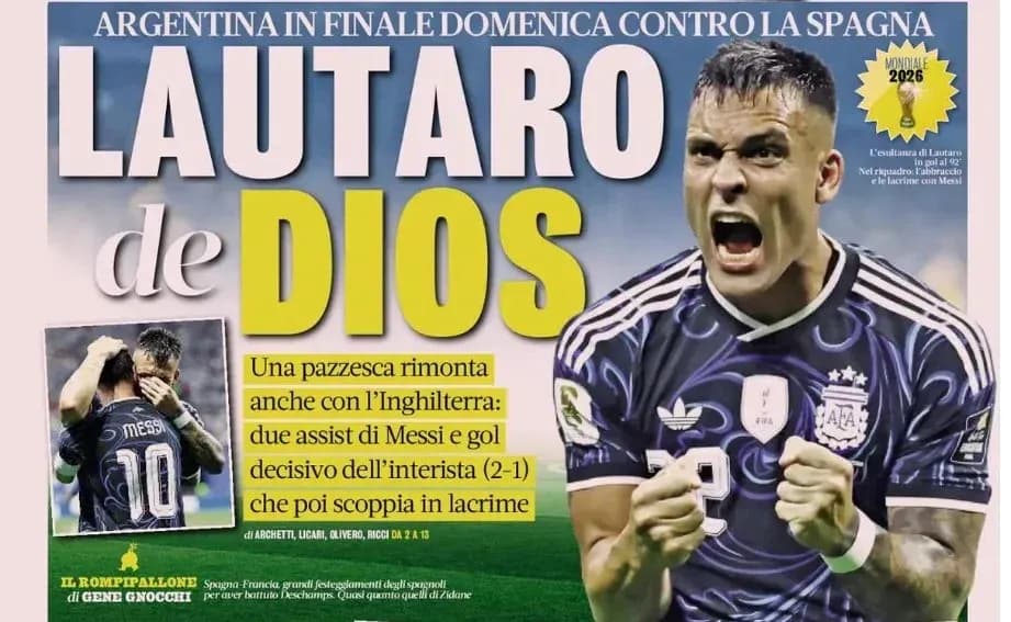 Lautaro Martínez celebrating after scoring for Argentina Lautaro Martínez celebrating after scoring for Argentina
