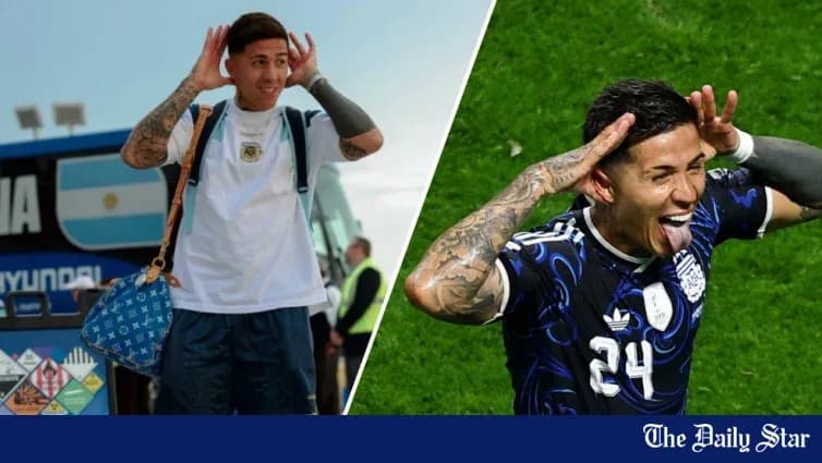 Player celebrating on field and arriving at venue Player celebrating on field and arriving at venue