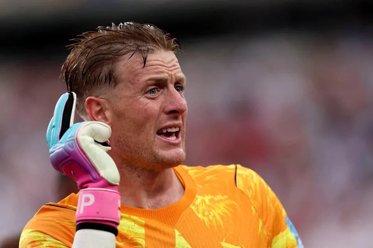 Goalkeeper gesturing during a match Goalkeeper gesturing during a match