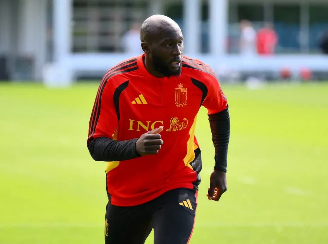 Belgium player training before World Cup match Belgium player training before World Cup match